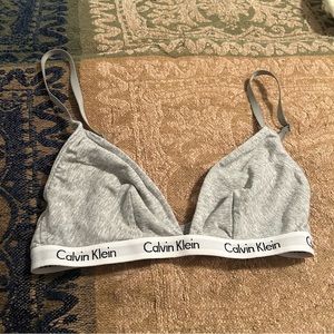 Calvin Klein Strappy Grey Bra
